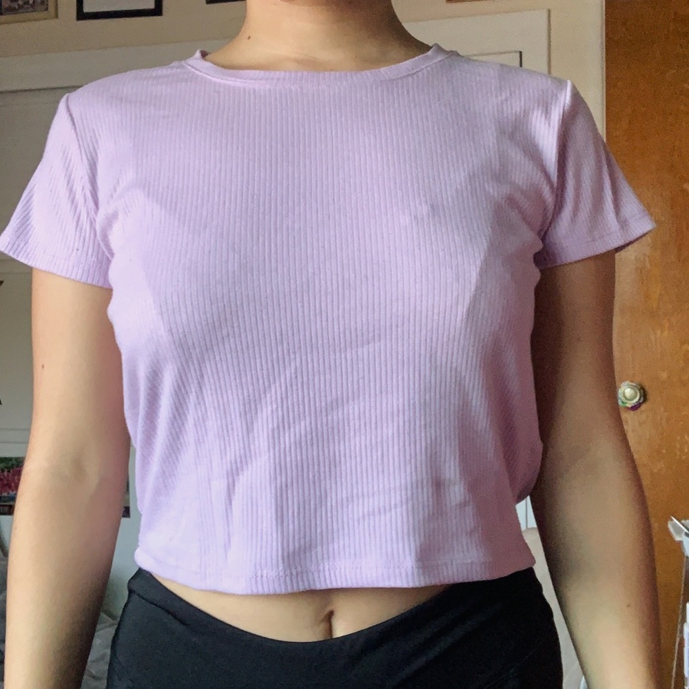 Lilac Crop top